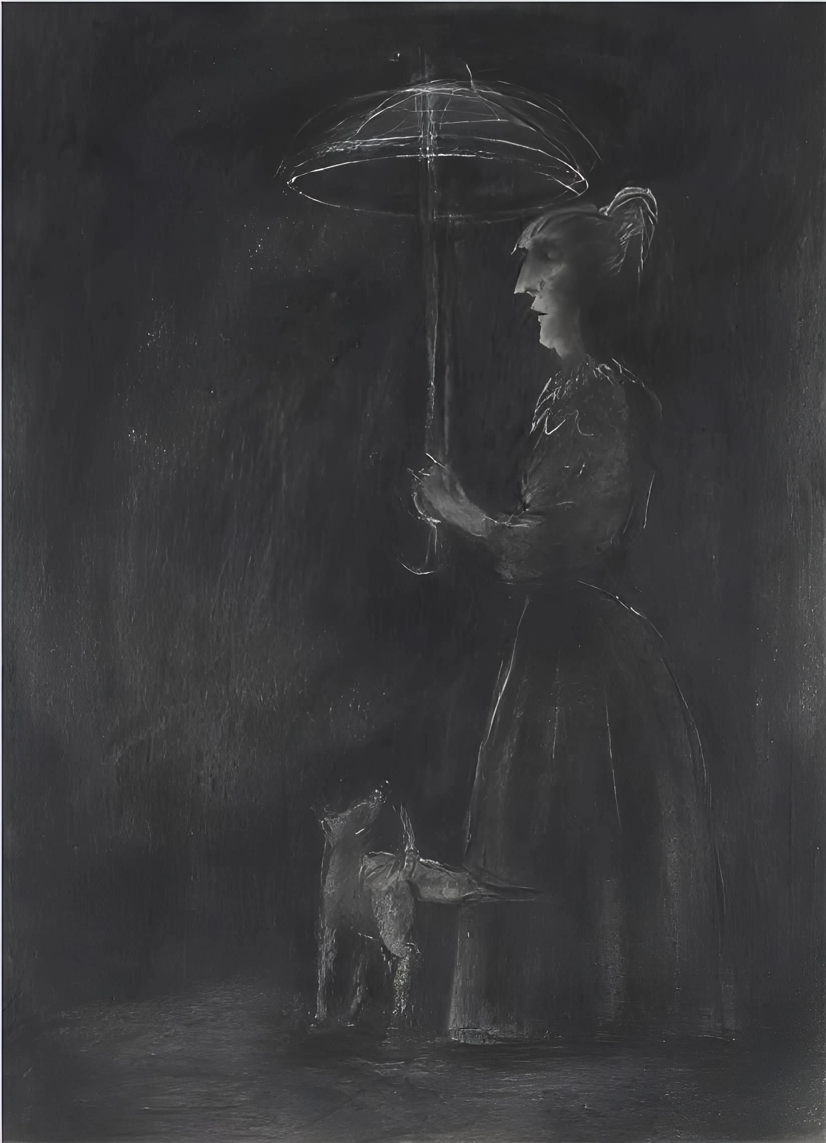 Woman with her dog