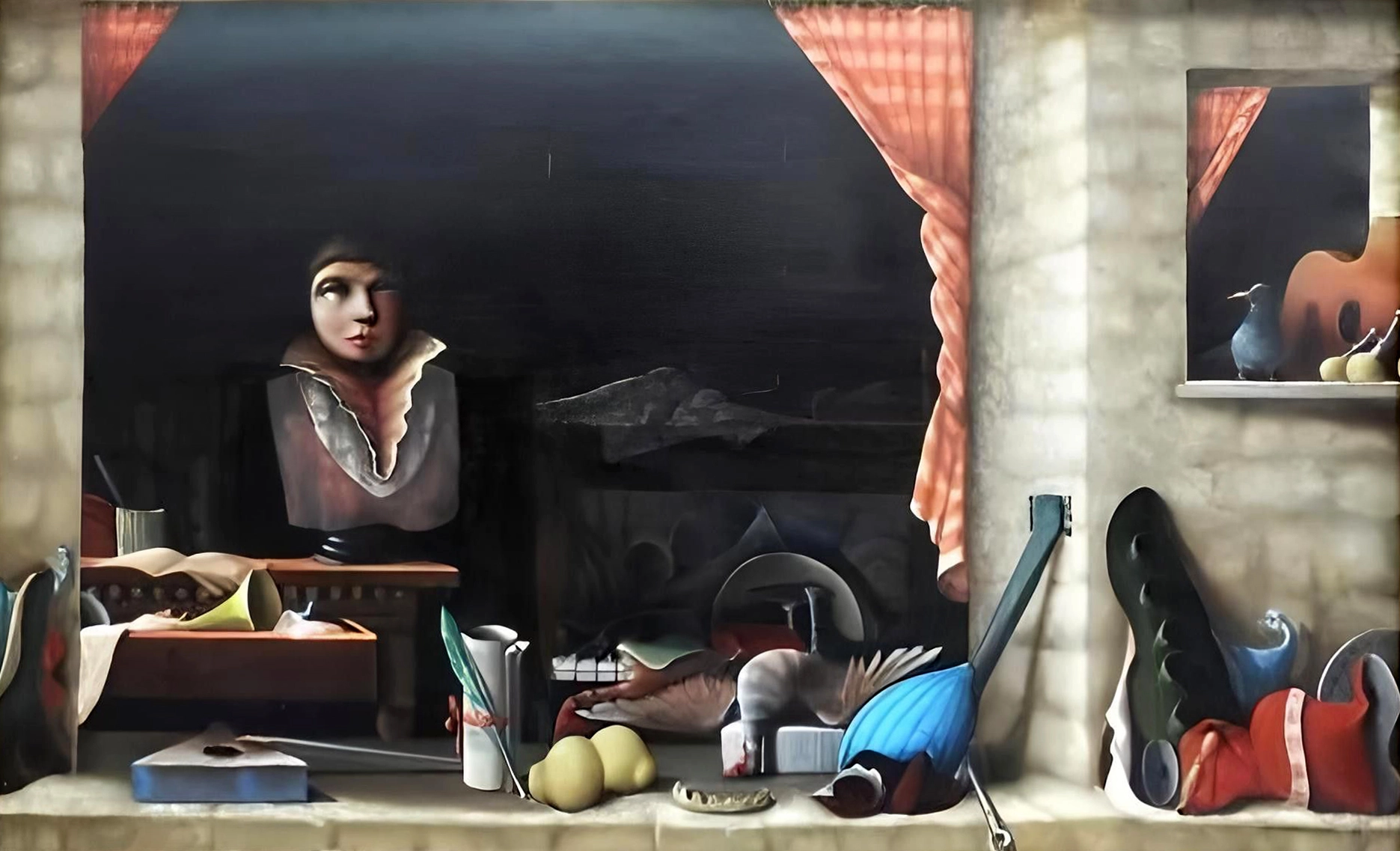 Nature morte aux instruments de musique et d’écriture